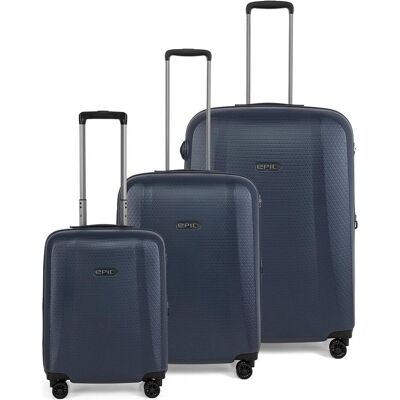Epic GTO 5.0 4-Rollen Kofferset 3tlg., Koffer, Blau Epic GTO 5.0 4-Rollen Kofferset 3tlg., Koffer, Blau
