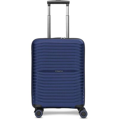 Stratic Shine 4 Rollen Kabinentrolley 55 cm, Koffer, Blau Stratic Shine 4 Rollen Kabinentrolley 55 cm, Koffer, Blau