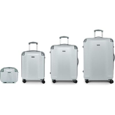Gabol Balance XP 4 Rollen Kofferset 4-teilig, Koffer, Silber Gabol Balance XP 4 Rollen Kofferset 4-teilig, Koffer, Silber