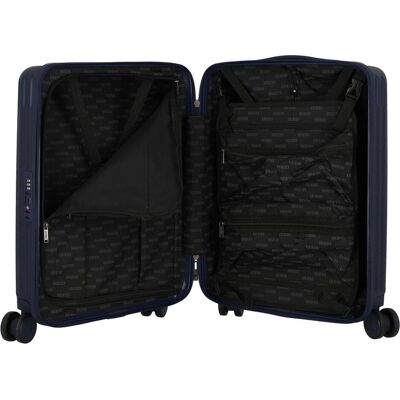 Guess Olbia 4 Rollen Kabinentrolley 54 cm, Koffer, Blau Guess Olbia 4 Rollen Kabinentrolley 54 cm, Koffer, Blau