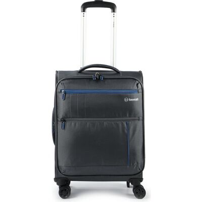Benzi 5825 4 Rollen Kabinentrolley 55 cm mit Dehnfalte, Koffer, Grau Benzi 5825 4 Rollen Kabinentrolley 55 cm mit Dehnfalte, Koffer, Grau