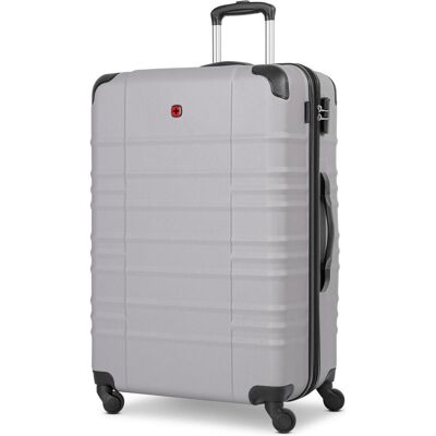 Wenger Amplar Evo 4 Rollen Trolley L 75 cm mit Dehnfalte, Koffer, Grau Wenger Amplar Evo 4 Rollen Trolley L 75 cm mit Dehnfalte, Koffer, Grau