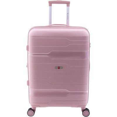 Gladiator 3800 4 Rollen Trolley 67 cm mit Dehnfalte, Koffer, Rosa Gladiator 3800 4 Rollen Trolley 67 cm mit Dehnfalte, Koffer, Rosa
