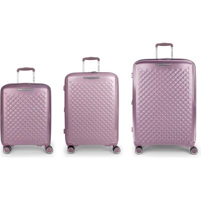 Gabol Queens 4 Rollen Kofferset 3-teilig mit Dehnfalte, Koffer, Violett Gabol Queens 4 Rollen Kofferset 3-teilig mit Dehnfalte, Koffer, Violett