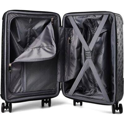Guess Lenwood 4 Rollen Kabinentrolley 53 cm, Koffer, Schwarz Guess Lenwood 4 Rollen Kabinentrolley 53 cm, Koffer, Schwarz