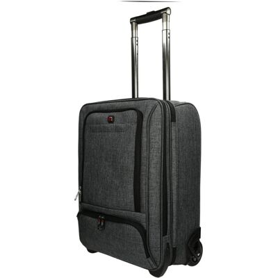 Enrico Benetti Frankfurt Laptop Trolley Tasche, Koffer, Grau Enrico Benetti Frankfurt Laptop Trolley Tasche, Koffer, Grau