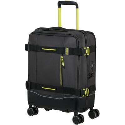 American Tourister Urban Track Spinner S Tsa Coated, Koffer, Schwarz, Grün American Tourister Urban Track Spinner S Tsa Coated, Koffer, Schwarz, Grün