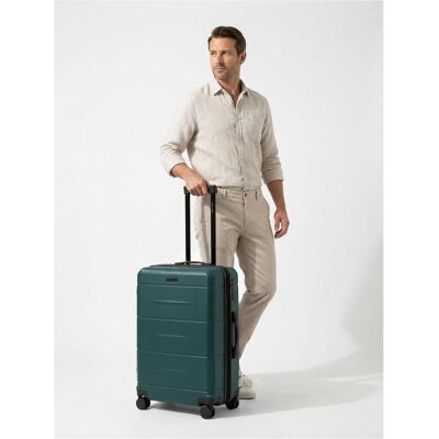 Police London 4 Rollen Trolley 64 cm mit Dehnfalte, Koffer, Türkis Police London 4 Rollen Trolley 64 cm mit Dehnfalte, Koffer, Türkis
