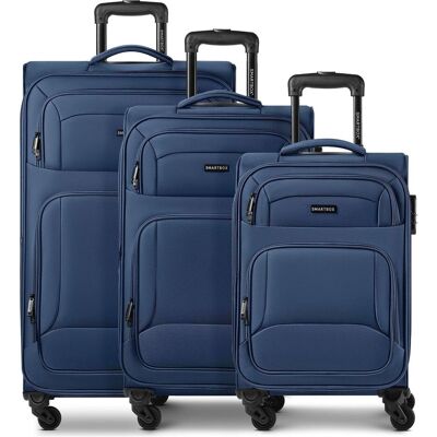 Smartbox Edition 04 4 Rollen Kofferset 3-teilig mit Dehnfalte, Koffer, Blau Smartbox Edition 04 4 Rollen Kofferset 3-teilig mit Dehnfalte, Koffer, Blau