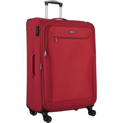D&N Travel Line 6874 4-Rollen Trolley 76 cm, Koffer, Rot D&N Travel Line 6874 4-Rollen Trolley 76 cm, Koffer, Rot