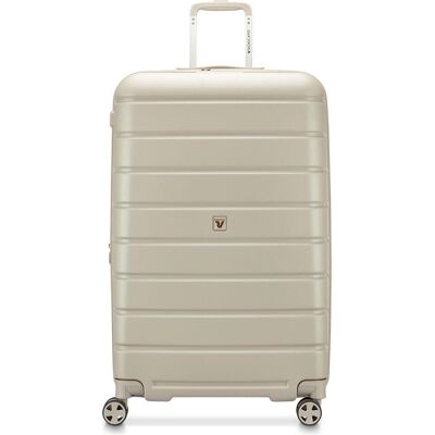 Roncato Relife 4 Rollen Trolley 78 cm mit Dehnfalte, Koffer, Beige Roncato Relife 4 Rollen Trolley 78 cm mit Dehnfalte, Koffer, Beige