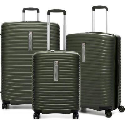Modo by Roncato Vega 4 Rollen Kofferset 3-teilig mit Dehnfalte, Koffer, Grün Modo by Roncato Vega 4 Rollen Kofferset 3-teilig mit Dehnfalte, Koffer, Grün