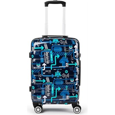 Nowi 4 Rollen Kabinentrolley S 55 cm, Koffer, Blau Nowi 4 Rollen Kabinentrolley S 55 cm, Koffer, Blau