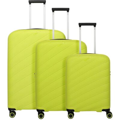 Travelite Burano 4 Rollen Kofferset 3-teilig mit Dehnfalte, Koffer, Grün Travelite Burano 4 Rollen Kofferset 3-teilig mit Dehnfalte, Koffer, Grün
