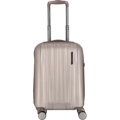 Polestream Moonrock 4 Rollen Kabinentrolley 55 cm mit Dehnfalte, Koffer, Rosa, Silber Polestream Moonrock 4 Rollen Kabinentrolley 55 cm mit Dehnfalte, Koffer, Rosa, Silber