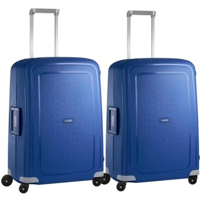 Samsonite S'cure Spinner 69cm Duo Pack dunkelblau, Koffer, Blau Samsonite S'cure Spinner 69cm Duo Pack dunkelblau, Koffer, Blau