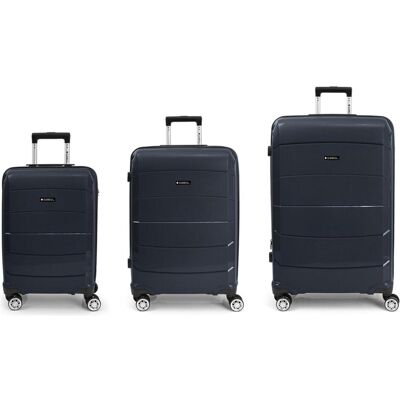 Gabol Midori 4-Rollen Kofferset 3tlg., Koffer, Blau Gabol Midori 4-Rollen Kofferset 3tlg., Koffer, Blau