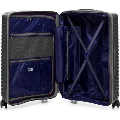 Modo by Roncato Vega 4 Rollen Trolley 68 cm mit Dehnfalte, Koffer, Grau Modo by Roncato Vega 4 Rollen Trolley 68 cm mit Dehnfalte, Koffer, Grau