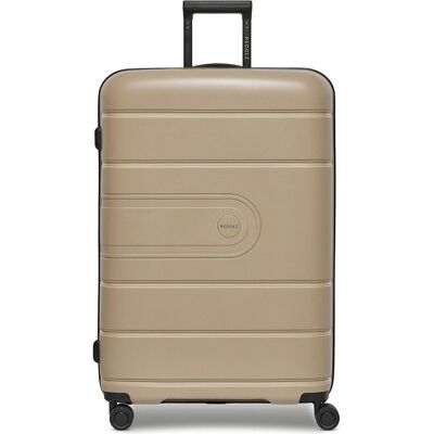 Redolz Essentials 11 4 Rollen Trolley 76 cm mit Dehnfalte, Koffer, Beige Redolz Essentials 11 4 Rollen Trolley 76 cm mit Dehnfalte, Koffer, Beige