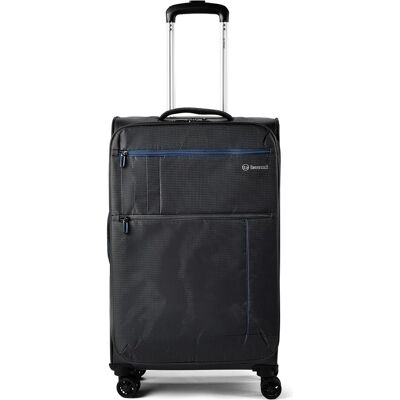 Benzi 5825 4 Rollen Trolley M 67 cm mit Dehnfalte, Koffer, Grau Benzi 5825 4 Rollen Trolley M 67 cm mit Dehnfalte, Koffer, Grau
