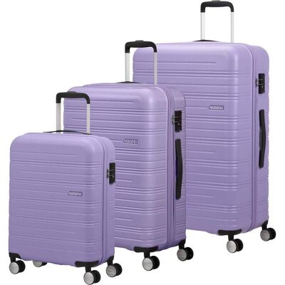 American Tourister High Turn 4 Rollen Kofferset 3-teilig, Koffer, Violett American Tourister High Turn 4 Rollen Kofferset 3-teilig, Koffer, Violett