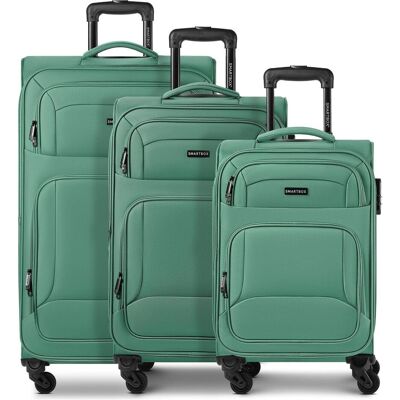 Smartbox Edition 04 4 Rollen Kofferset 3-teilig mit Dehnfalte, Koffer, Grün Smartbox Edition 04 4 Rollen Kofferset 3-teilig mit Dehnfalte, Koffer, Grün