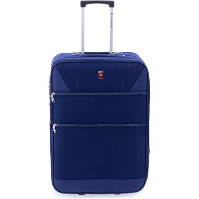Gladiator 2100 2 Rollen Trolley 61 cm mit Dehnfalte, Koffer, Blau Gladiator 2100 2 Rollen Trolley 61 cm mit Dehnfalte, Koffer, Blau