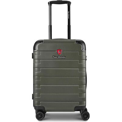 Tonino Lamborghini Milano 4 Rollen Kabinentrolley S 54 cm mit Dehnfalte, Koffer, Grün Tonino Lamborghini Milano 4 Rollen Kabinentrolley S 54 cm mit Dehnfalte, Koffer, Grün