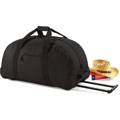 Bagbase Reisetasche mit Rollen, Koffer, Schwarz Bagbase Reisetasche mit Rollen, Koffer, Schwarz