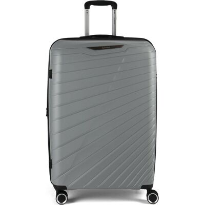 Benzi 5808 4 Rollen Trolley 74 cm mit Dehnfalte, Koffer, Grau Benzi 5808 4 Rollen Trolley 74 cm mit Dehnfalte, Koffer, Grau
