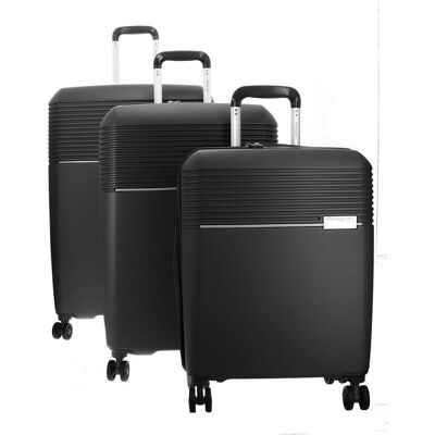 Hedgren Stripe Nest Set, Koffer, Schwarz Hedgren Stripe Nest Set, Koffer, Schwarz
