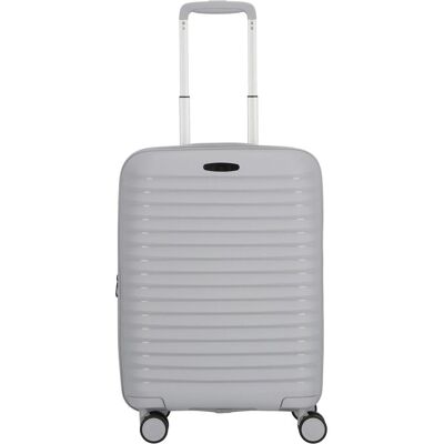 D&N Travel Line 4500 4 Rollen Kabinentrolley S 55 cm mit Dehnfalte, Koffer, Grau D&N Travel Line 4500 4 Rollen Kabinentrolley S 55 cm mit Dehnfalte, Koffer, Grau