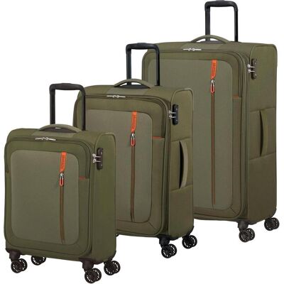 American Tourister Nitestream 3 PC Set A, Koffer, Grün American Tourister Nitestream 3 PC Set A, Koffer, Grün