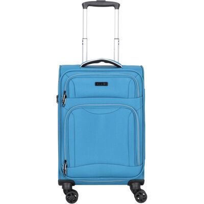 D&N Travel Line 9204 4 Rollen Kabinentrolley 55 cm, Koffer, Blau D&N Travel Line 9204 4 Rollen Kabinentrolley 55 cm, Koffer, Blau