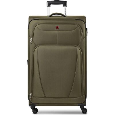 Wenger Beaumont 4 Rollen Trolley XL 87 cm mit Dehnfalte, Koffer, Grün Wenger Beaumont 4 Rollen Trolley XL 87 cm mit Dehnfalte, Koffer, Grün