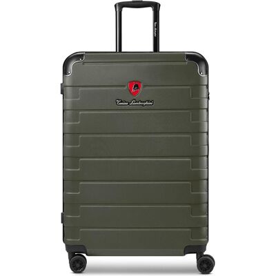Tonino Lamborghini Milano 4 Rollen Trolley L 72 cm mit Dehnfalte, Koffer, Grün Tonino Lamborghini Milano 4 Rollen Trolley L 72 cm mit Dehnfalte, Koffer, Grün