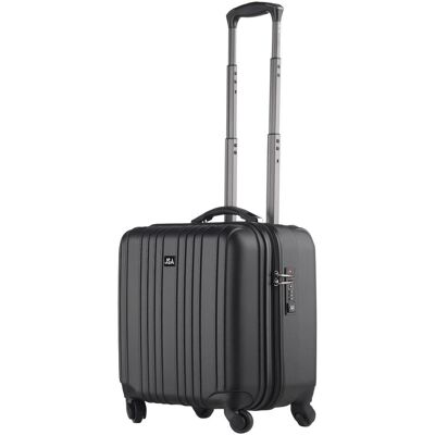 JSA Trolley 2 in 1, mit Tragegriff und Rollen, 1 Fach, ABS, Koffer, Schwarz JSA Trolley 2 in 1, mit Tragegriff und Rollen, 1 Fach, ABS, Koffer, Schwarz