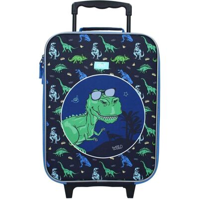 Prêt Prêt Made To Roll Trolley Koffer - Blauw - Dino, Koffer, Grün, Blau Prêt Prêt Made To Roll Trolley Koffer - Blauw - Dino, Koffer, Grün, Blau