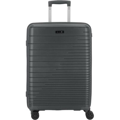 D&N Travel Line 4600 4 Rollen Trolley M 65 cm, Koffer, Grau D&N Travel Line 4600 4 Rollen Trolley M 65 cm, Koffer, Grau