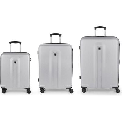 Gabol Kofferset - Jet - Zilver, Koffer, Silber Gabol Kofferset - Jet - Zilver, Koffer, Silber