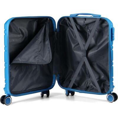 Benzi 5807 4 Rollen Kabinentrolley 55 cm, Koffer, Blau Benzi 5807 4 Rollen Kabinentrolley 55 cm, Koffer, Blau