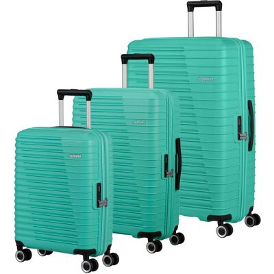 American Tourister Roadrush Trolley Set A, Koffer, Türkis American Tourister Roadrush Trolley Set A, Koffer, Türkis