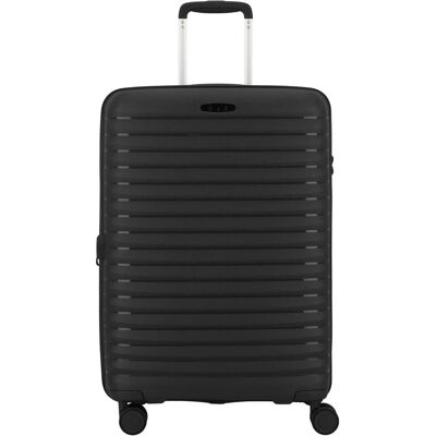 D&N Travel Line 4500 4 Rollen Trolley M 65 cm mit Dehnfalte, Koffer, Schwarz D&N Travel Line 4500 4 Rollen Trolley M 65 cm mit Dehnfalte, Koffer, Schwarz