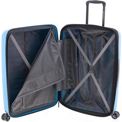 Gladiator 2800 4 Rollen Trolley 67 cm mit Dehnfalte, Koffer, Blau Gladiator 2800 4 Rollen Trolley 67 cm mit Dehnfalte, Koffer, Blau