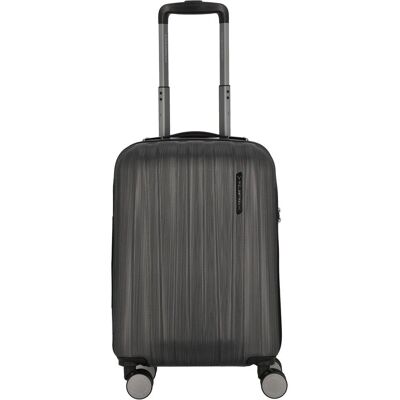 Polestream Moonrock 4 Rollen Kabinentrolley 55 cm mit Dehnfalte, Koffer, Schwarz Polestream Moonrock 4 Rollen Kabinentrolley 55 cm mit Dehnfalte, Koffer, Schwarz