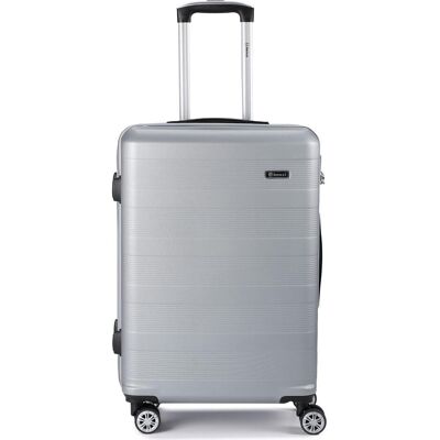 Benzi 5330 4 Rollen Trolley M 65 cm, Koffer, Silber Benzi 5330 4 Rollen Trolley M 65 cm, Koffer, Silber
