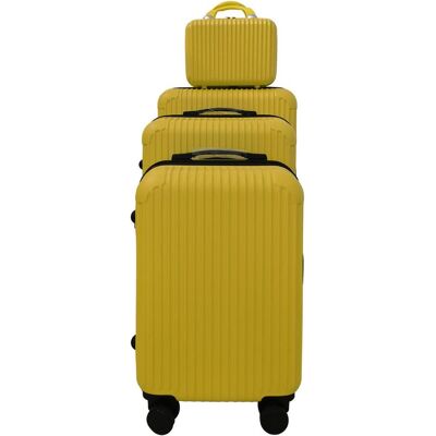 NTK-Collection Kofferset Frenzi 4-teilig, Koffer, Gelb NTK-Collection Kofferset Frenzi 4-teilig, Koffer, Gelb