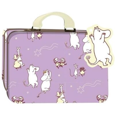Barbo Toys Moomin - small tin suitcase - lilac, Koffer, Pink Barbo Toys Moomin - small tin suitcase - lilac, Koffer, Pink