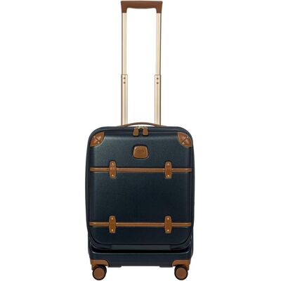 Brics Bellagio 4 Rollen Kabinentrolley 55 cm mit Dehnfalte, Koffer, Blau Brics Bellagio 4 Rollen Kabinentrolley 55 cm mit Dehnfalte, Koffer, Blau