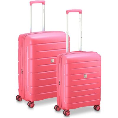 Modo by Roncato Starlight 3.0 4 Rollen Kofferset 2-teilig mit Dehnfalte, Koffer, Pink Modo by Roncato Starlight 3.0 4 Rollen Kofferset 2-teilig mit Dehnfalte, Koffer, Pink